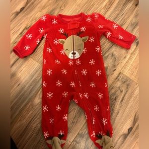 Just One You By Carters Christmas Pajamas 3 months